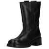 Stiefelette STEVE MADDEN "STEVE MADDEN Stiefelette Leder", Damen, Gr. 41, schwarz, Leder, casual, Schuhe