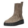 Stiefelette GABOR COMFORT "Gabor Comfort Stiefelette Veloursleder", Damen, Gr. 37, braun, Veloursleder, casual, Schuhe