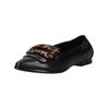 Slipper REGARDE LE CIEL "Regarde Le Ciel Slipper Leder", Damen, Gr. 41, schwarz, Leder, casual, Schuhe