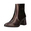Stiefelette REGARDE LE CIEL "Regarde Le Ciel Stiefelette Leder", Damen, Gr. 37, schwarz (ebony), Leder, casual, Schuhe
