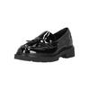 Slipper CLARKS "Lauryl Tassel", Damen, Gr. 39,5, schwarz, Synthetik, elegant, Schuhe, mit dekorativem Quastenakzent
