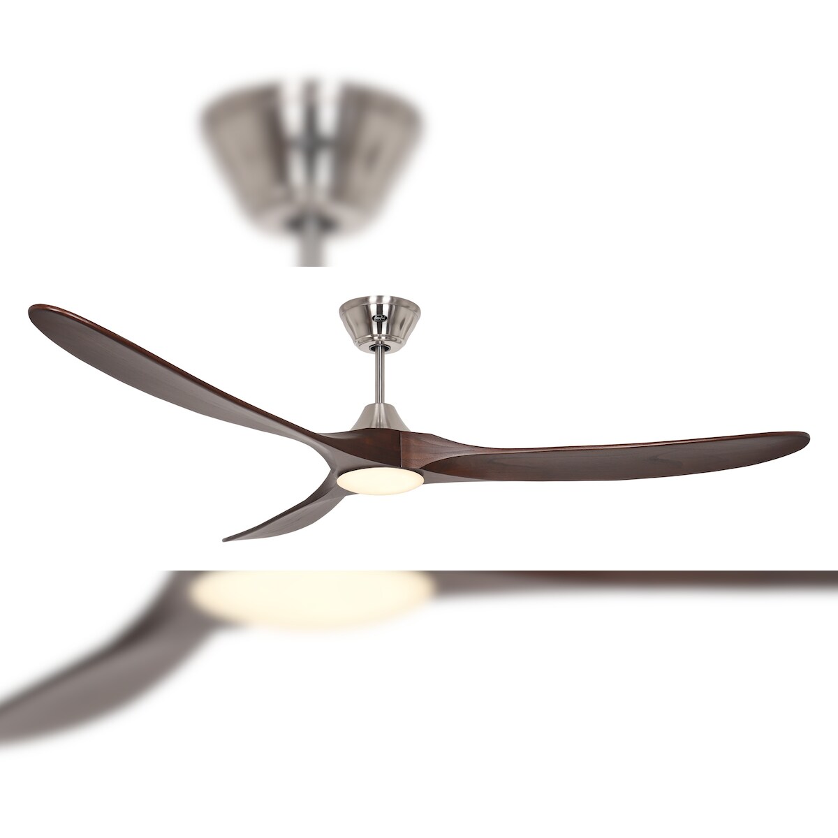 Casafan DC Deckenventilator Eco Genuino BN-NB 180 mit LED 180 Image