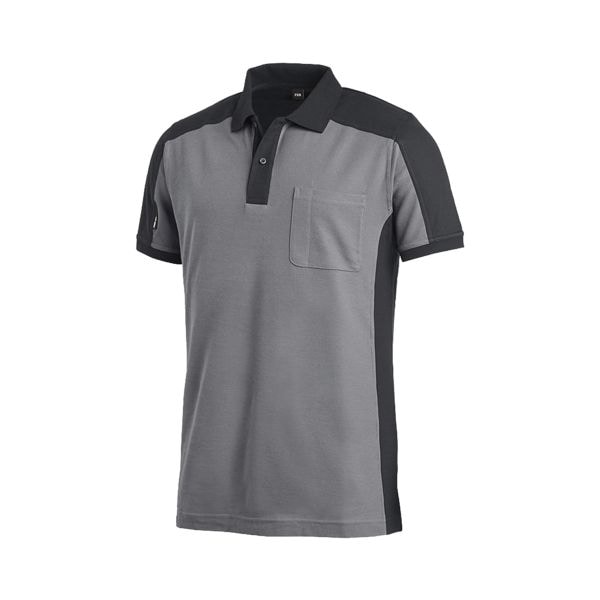 FHB Polo-Shirt KONRAD Größe L zweifarbig grau Image