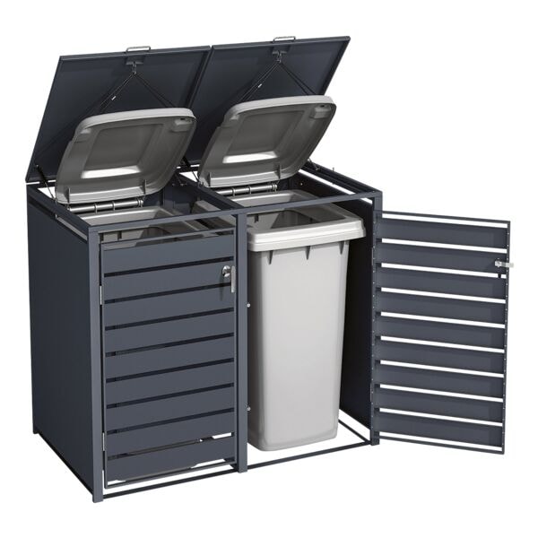 Phoenix Mülltonneneinhausung »GB2213« Zweifachbox grau Image