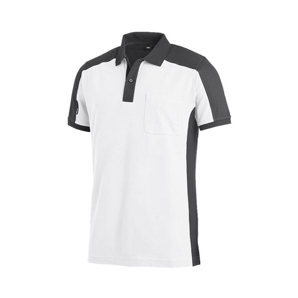 FHB Polo-Shirt KONRAD Größe 3XL zweifarbig weiß Image