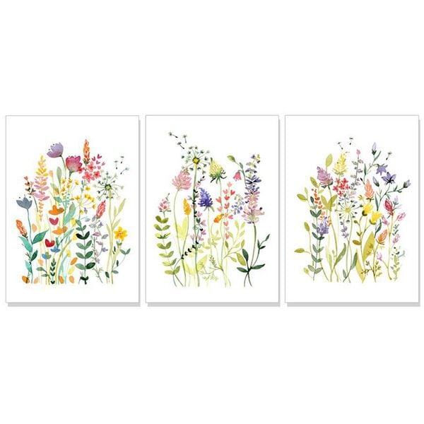 LUMA KARTENEDITION Poster-Set »Wildblumen« 3-teilig Image