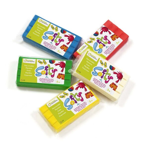 avenue mandarine 5er-Pack Knete »Super Softy« Grundfarben Image