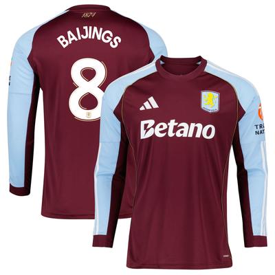 Aston Villa adidas Heimtrikot 2025-26 - Damen mit Aufdruck Pokal Baijings 8 Image