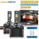 EAGLEVISION 2PCS Potente HID A LED Lampadine per fari Plug & Play Led CANBUS Lenti allo xeno D1S D2S D3S D4S 3000W 6000K 12V 24V