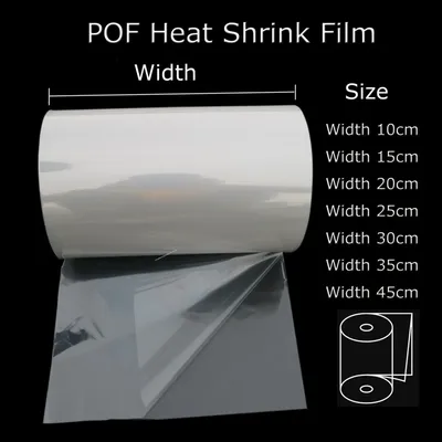POF Shrink Plastic Packaging Roll,Heat Shrinking Retractable Film Wrap,Shrink Plastic bag, Roll Packing Film Heat Bags Wholesale
