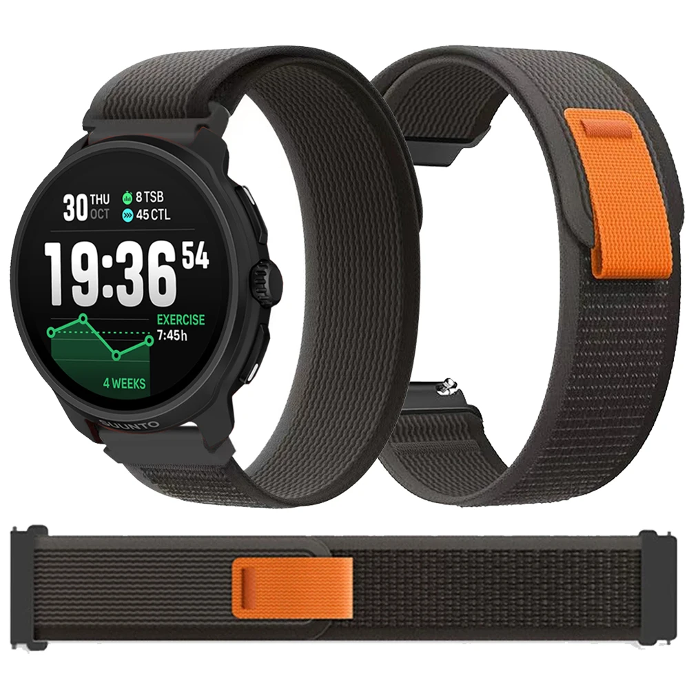 20 22 mm Trail-Loop-Nylon-Uhrenarmband für SUUNTO RACE 2 Sportarmband für SUUNTO Ocean/9 5 PEAK/3 Fitness/RACE RUN/VERTICAL Image