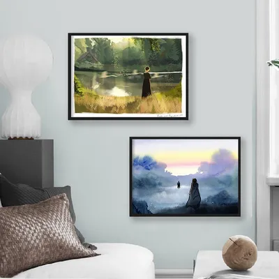 Jane Austen Pride and Prejudice Watercolor Painting Canvas Poster Book Lovers Art Gift Bookshelf Decoration Romantics Prints