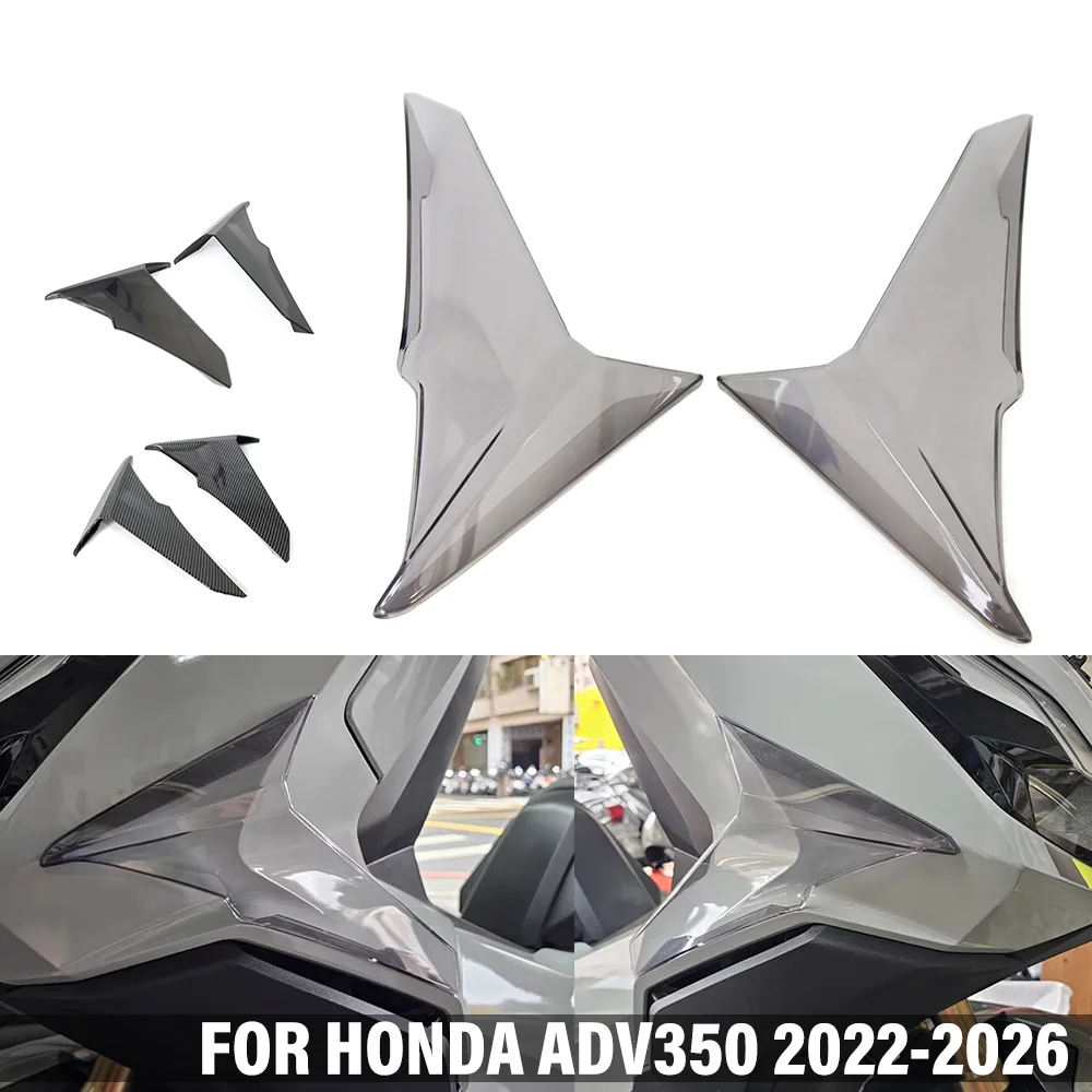 Motorrad Sport Rechts Links Seite Verkleidung FÜR HONDA ADV 350 ADV 350 2022-2026 Seite Wind Cut Feste Wind Flügel schutz Bein Deflektoren Image