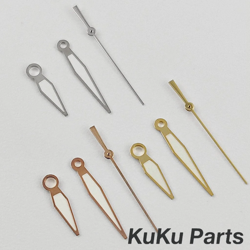 NH35 Pilot Zeiger Grün Leuchtende Uhr Hände Für NH34 NH35 NH36 NH38 Bewegung Grün Blau Silber Rose Gold Schwarz Uhren Zeiger