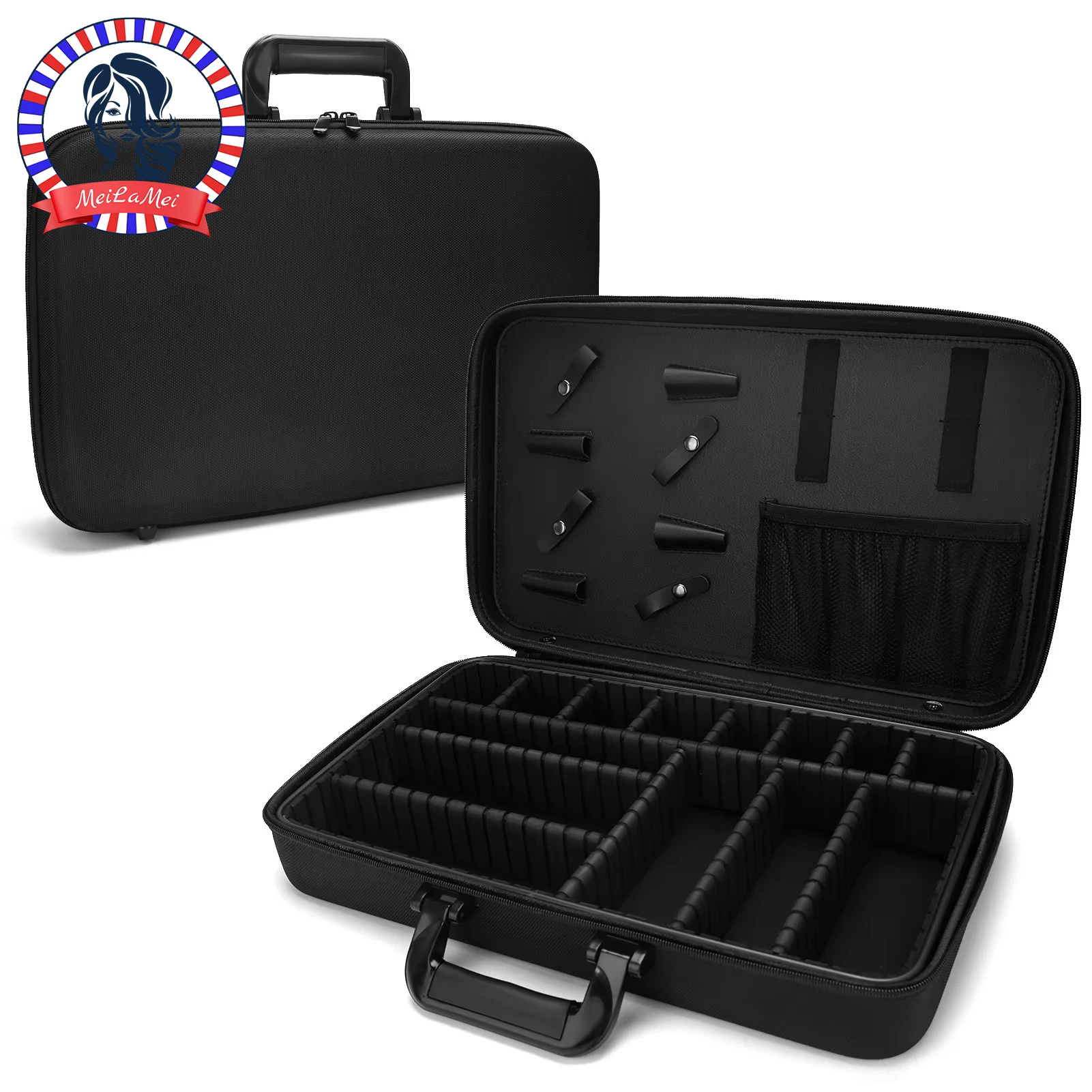 Haar Styling Reise Werkzeug Make-Up Tasche Friseur Große Friseur Handtasche Professionelle Salon Haar Schneiden Pflege Kit Lagerung Tasche Image