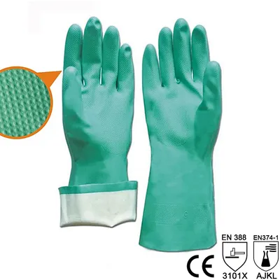 NMShield Household Cleaning Gloves Industry Nitrile Gloves Women Dish washing Tools Waterproof Long Gloves