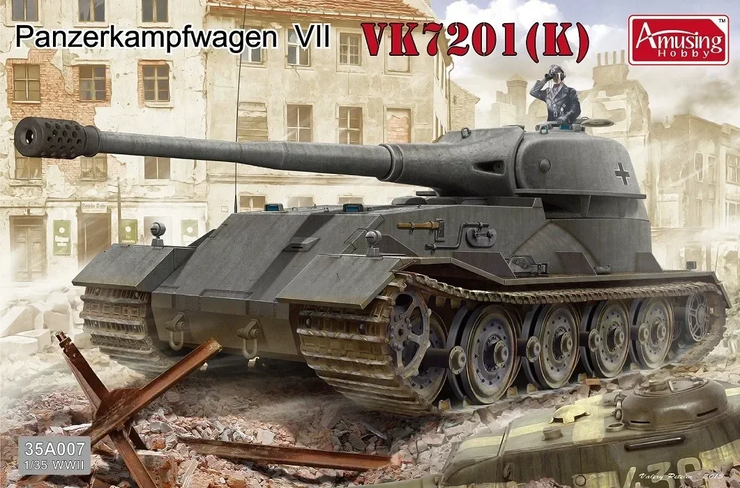 1/35 Amüsant Hobby 35A007 VK7201 Panzerkampfwagen VII Löwe Montage Maßstab DIY Spielzeug Modellbausatz Image