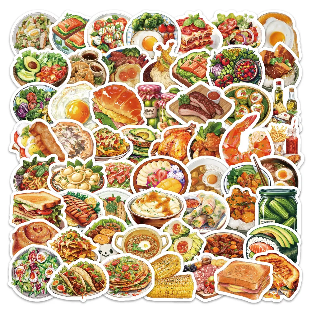 100 Stück handbemalte Windfutter-Graffiti-Aufkleber, Handy-Dekoration, Skateboard, Koffer, wasserfester Aufkleber Image