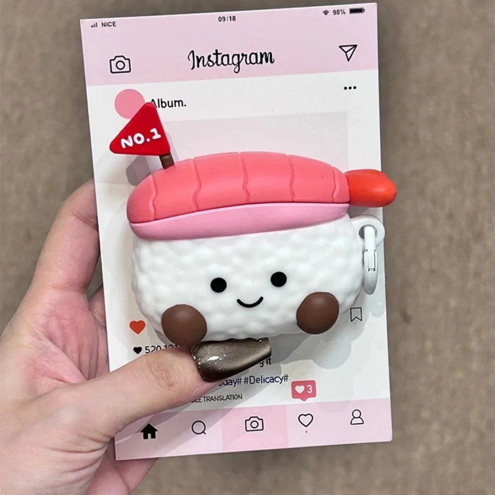 [sys] Daimeng Sushi is suitable for airpodspro2 earphone cover 1/2 generation Apple Bluetooth earphone protective case 3rd