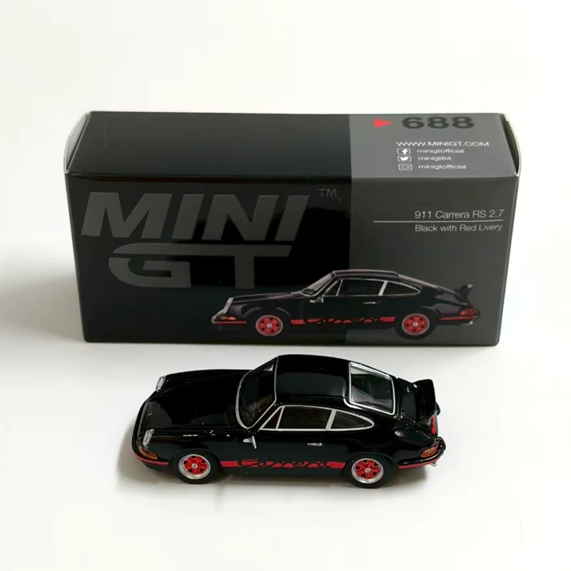 MINI GT 1:64 911 Carera RS 2,7 Legierung Automodell Statische Sammlung Dekoriert Weihnachtsgeschenke Spielzeug Image