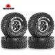 RED SPIDER 1.9 Beadlock Wheel Aluminum and 1.9 RC Crawler Tires for Traxxas TRX4 Axial SCX10 SCX10 II III Redcat Gen 8