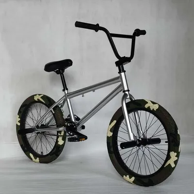 20 Inch BMX Stunt Bike Trick Performance Freestyle Bicycle - No Brakes Full Bearings Professional Mountain Climbing BMX Bicycle