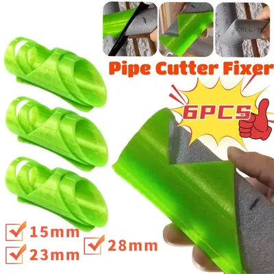 3/6pcs Foam Pipe Cutter Tool Foam Pipe Cut Guide 15mm 22mm 28mm Pipe Insulation Cutting Jigs Pipe Lagging Insulation Mitre Jig