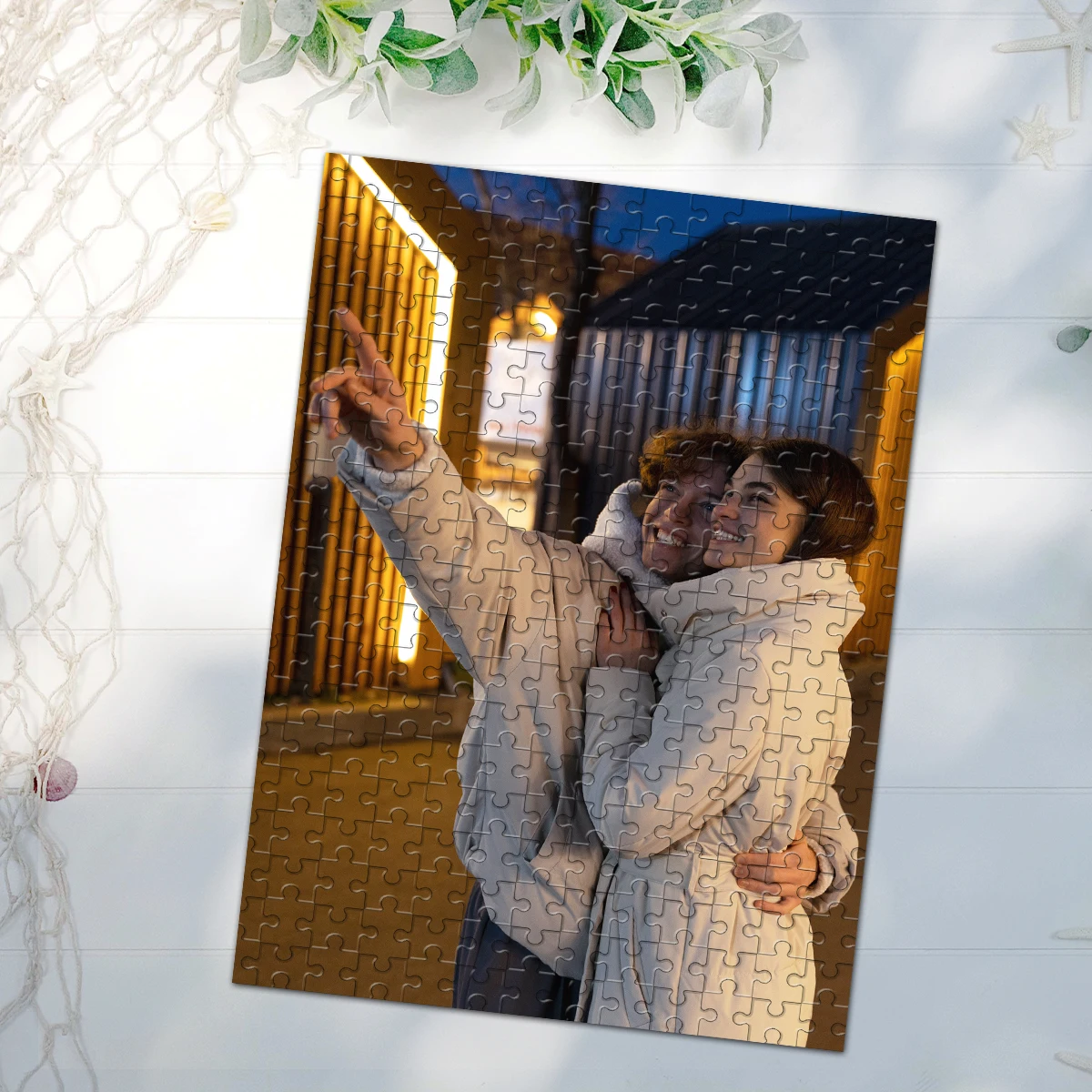 35/300/500/1042pcs Personalized Custom Photo Puzzle couple Holiday Party Gift Birthday Wedding Anniversary Mother Father