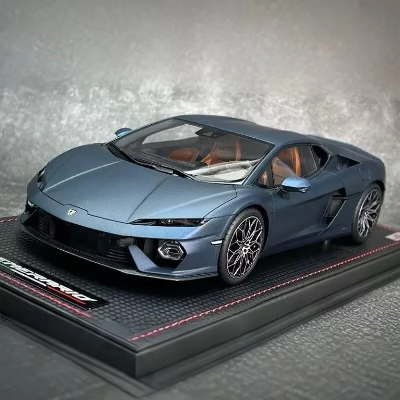 Bburago 1:18 Lamborghini Temerario Modello di auto sportiva in lega Diecast in metallo Pista Auto da corsa Veicoli Modello di simulazione Giocattolo per bambini Regalo