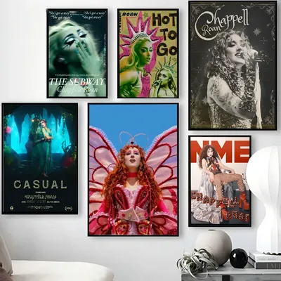 American Singer Chappell Roan Poster Canvas Painting Modern Home Living Room Bedroom Bar Coffee Shop Art Painting Decoration