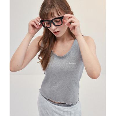 betweenaandb Scallop punching sleeveless