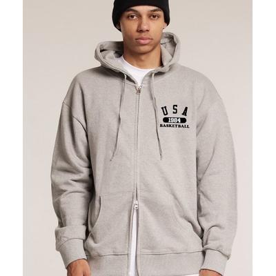 creamsodalab USA Basketball Hoodie Gray Black