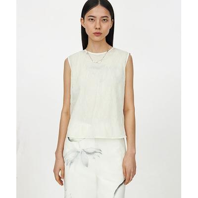 youth Flock Printed Tulle Vest