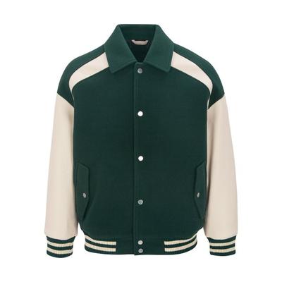 ungimmick Balance Line Stadium Jacket / Cow skin