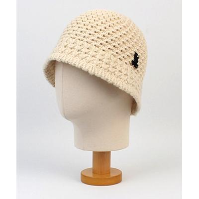universalchemistry Onetone Ivory Knit Bucket Hat