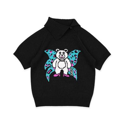 youthbath WING BEAR KNIT WARMER SET_BLACK