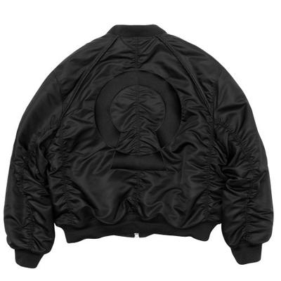 privateneighbors shirring logo bomber