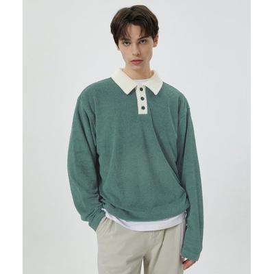 tngt Mint Semi-Overfit Terry Thierry Boucle Rugby Tee