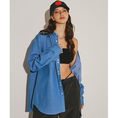 pakke Double Snap Boy Denim Shirt