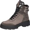 Schnürboots WALDLÄUFER "H-SAIGA", Damen, Gr. 6 (39), grau (grau, silberfarben), Veloursleder, Nubukleder, Nappaleder, modisch, Schuhe, Schnürstiefelette, Plateauboots in Komfortweite H (= sehr weit)