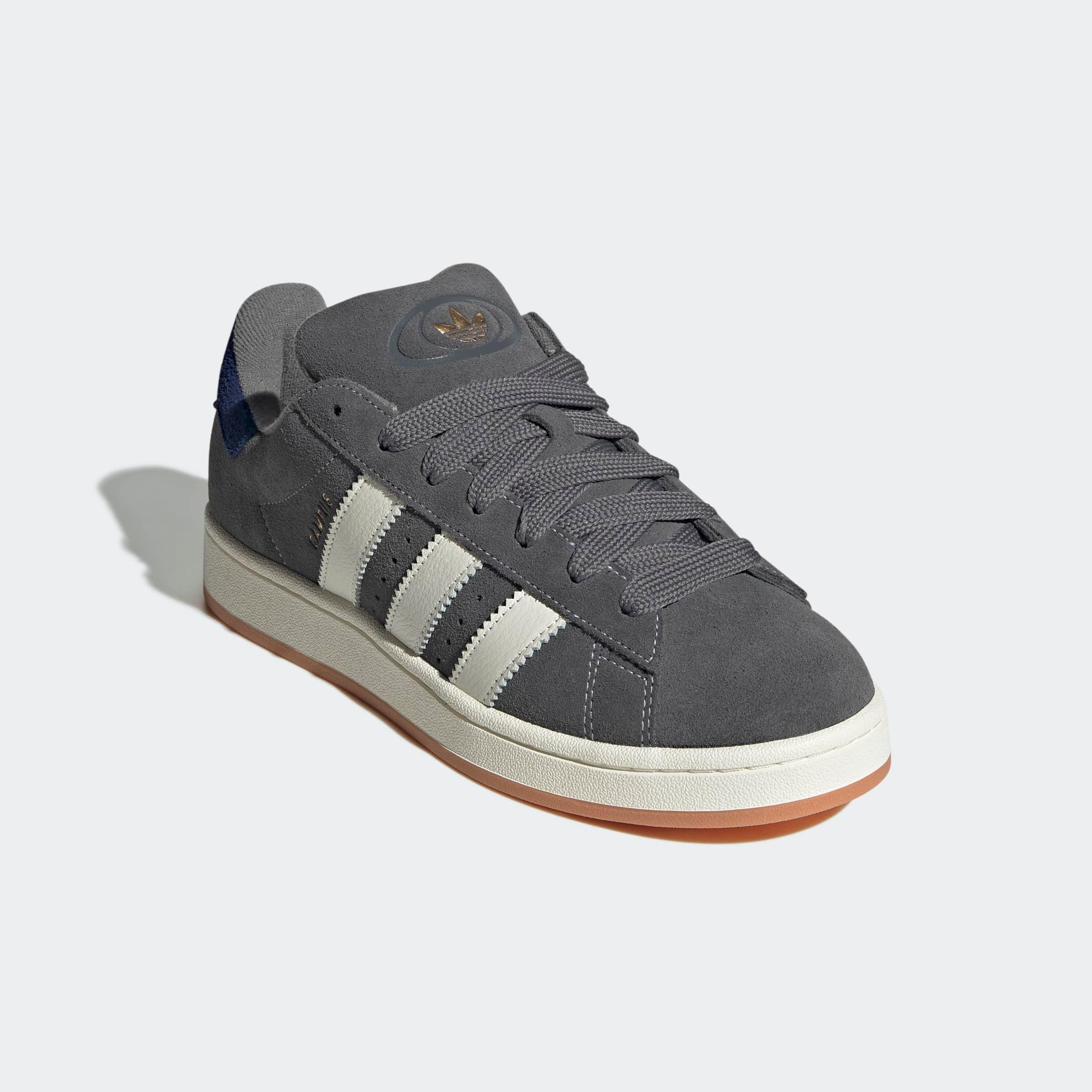 Sneaker ADIDAS ORIGINALS "CAMPUS 00S", Gr. 38, weiß (grau five, sanftes weiß, victory blau), Leder, Schuhe