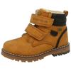 Winterboots TOM TAILOR, Kinder, Gr. 24, braun (camelfarben), Lederimitat, Textil, sportlich, Schuhe, mit gepolstertem Schaftrand