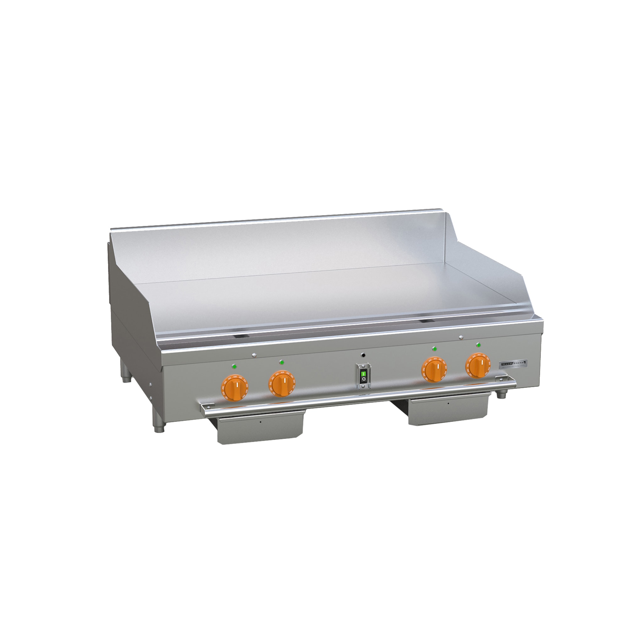 Wood Stone WS-GPL-4836-CT 48" Gas Plancha w/ Thermostatic Controls - 3/4" Steel Plate, Liquid Propane, Stainless Steel, Gas Type: LP, 120 V