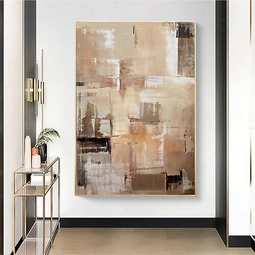 handgefertigte Ölgemälde Leinwand Wandkunst Dekoration moderne abstrakte für Zuhause Wohnzimmer Dekor gerollt rahmenlose ungedehnte Malerei Image