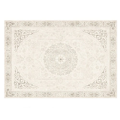 Vintage-Perserteppich, dekorativer rutschfester Teppich aus Kunstkaschmir, weiche Bodenmatte, strapazierfähige Teppiche für den Alltag – perfekt für Familien Haustiere