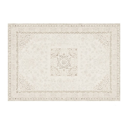 Vintage-Perserteppich, dekorativer rutschfester Teppich aus Kunstkaschmir, weiche Bodenmatte, strapazierfähige Teppiche für den Alltag – perfekt für Familien Haustiere Image