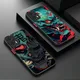 Samurai Hannya Maschera Fantasma Custodia rigida per Xiaomi Poco x7 X6 X5 X4 GT X3 NFC F6 F5 F4 F3 GT M5 M5S M6 Pro 4G 5G C55 C65 C75 C61 C71