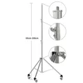 SH Supporto per luce da 2,9 m con kit in acciaio inossidabile Braccio trasversale con borsa per pesi Accessori per studio fotografico Asta telescopica di estensione 2,49 M