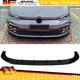 Spoiler per paraurti anteriore stile Maxton per VW Golf 8 MK8 GTI GTD GTE R-Line 2020 ~ 2024 Kit spoiler per paraurti anteriore per auto nero opaco