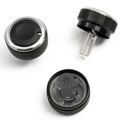 3pcs Car Air Conditioning Turning Switch Knob AC Knob For Mazda 2 Air Conditioning Knob M2 Air Conditioning Knob Button